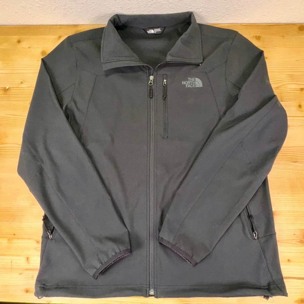 The‎ North Face Apex Bionic 2 Jacket Men's Large Black WindWall Softshell Fleece